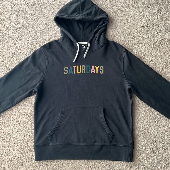 Saturday’s Surf NYC Ditch Multicolor Logo Hoodie Grey - Picture 3 of 10